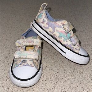 Converse Chuck Taylor All Star 2V "Dino Party" sneakers dinosaur shoes size 6
